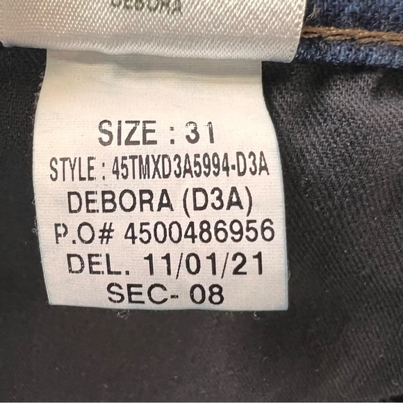 Joe’s High Rise Straight Ankle Jeans Distressed Size 31 - Picture 13 of 15
